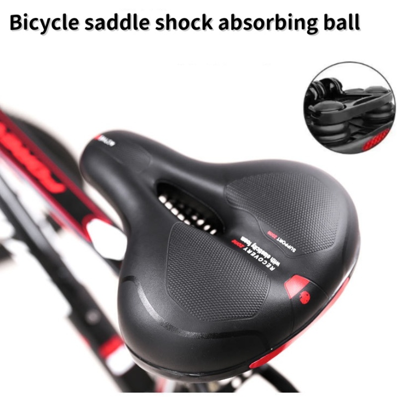 Commuting By Bike - Comfortable Wide Thickened Mountain Bike Seat