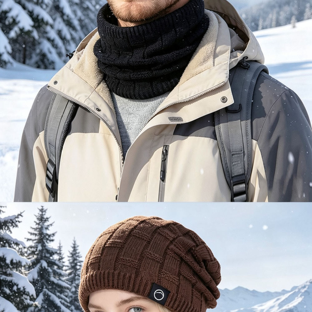 Winter Outdoor Knit Hat And Sc - Cycling Commute Essentials 评论和价格