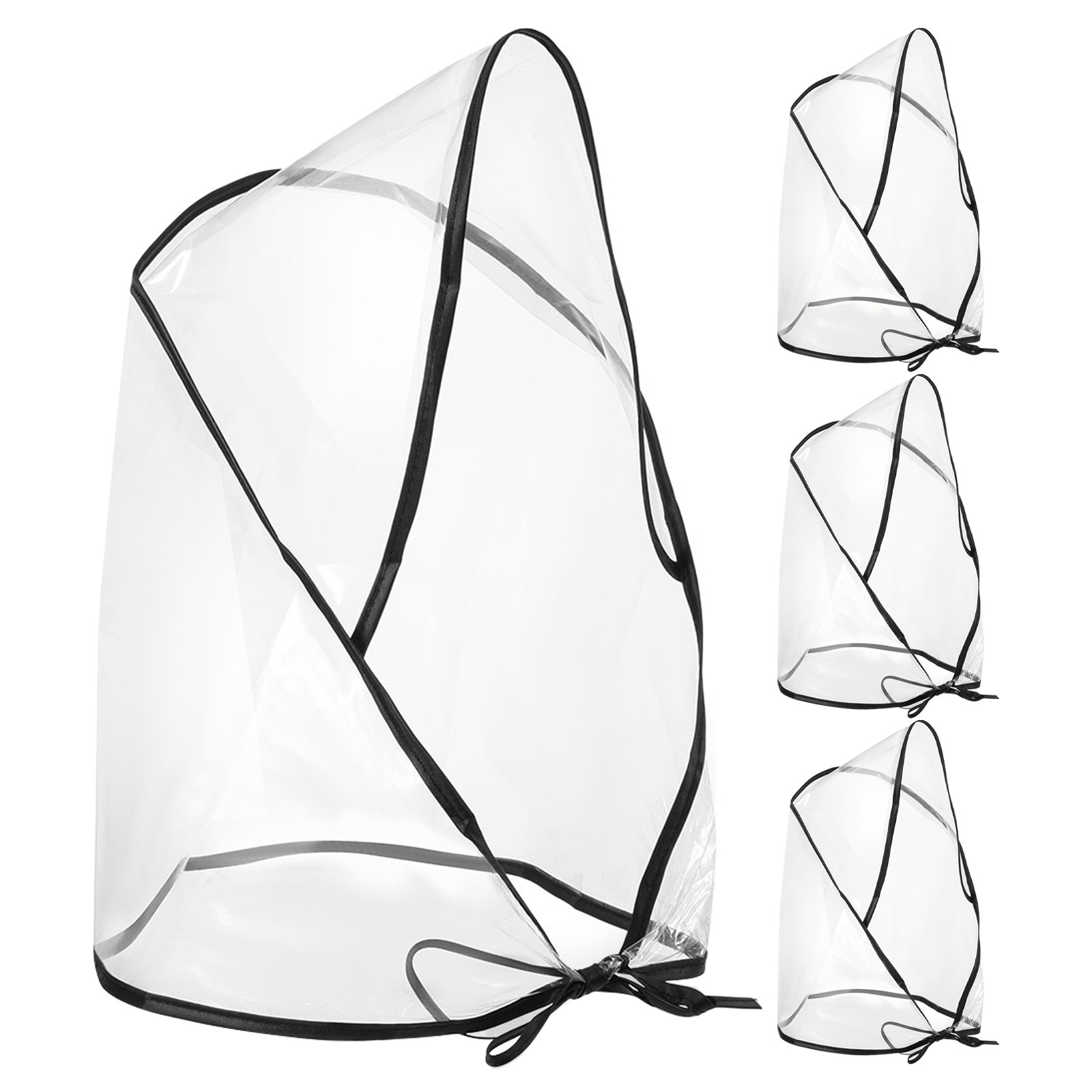 4Pcs Waterproof Clear Rain Bon - Cycling Commute In Rain 评论和价格