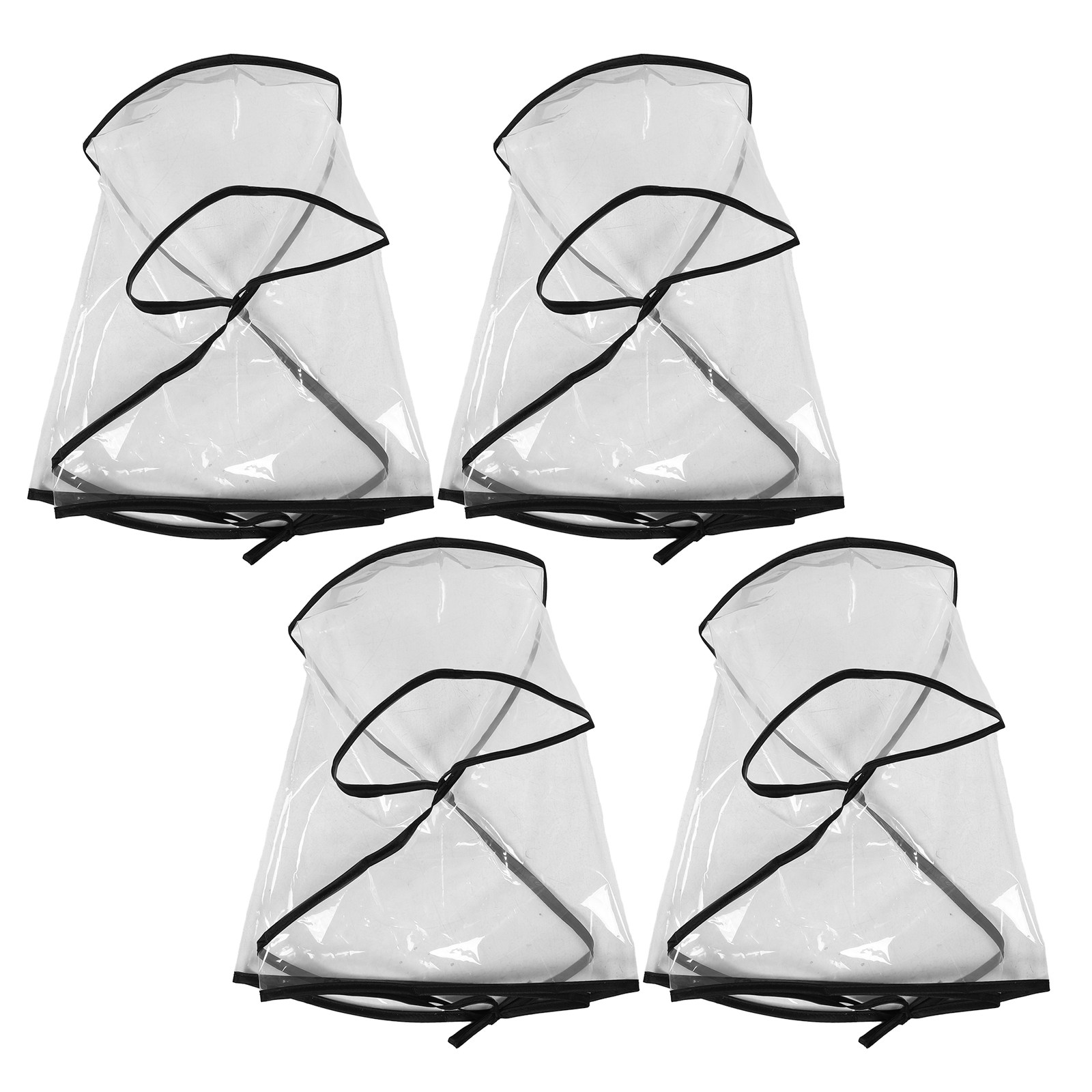 4Pcs Waterproof Clear Rain Bon - Cycling Commute In Rain 评论和价格